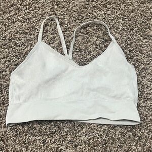 Maurices White Ribbed Bralette